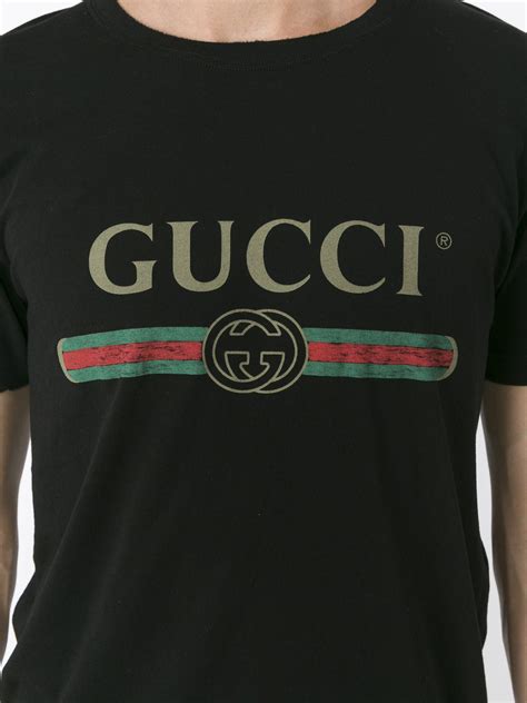 washed t shirt with gucci print|gucci t shirts men's.